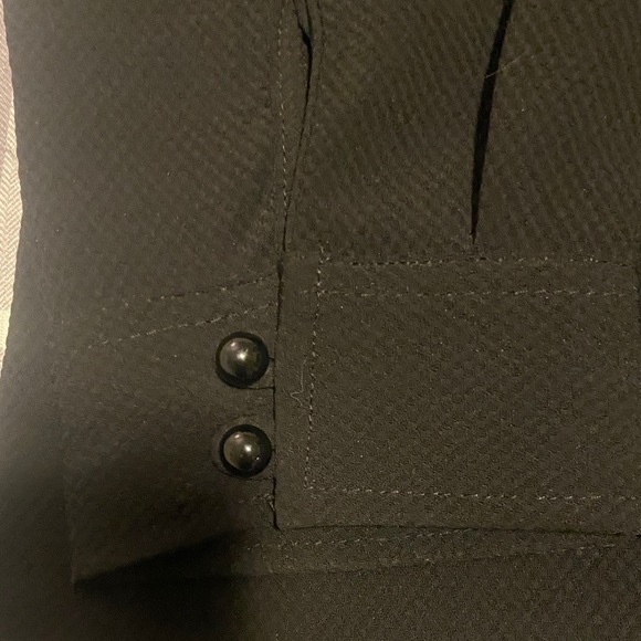 Joan Vass Black Women's Long Sleeve Blouse Size 10 - Picture 4 of 7